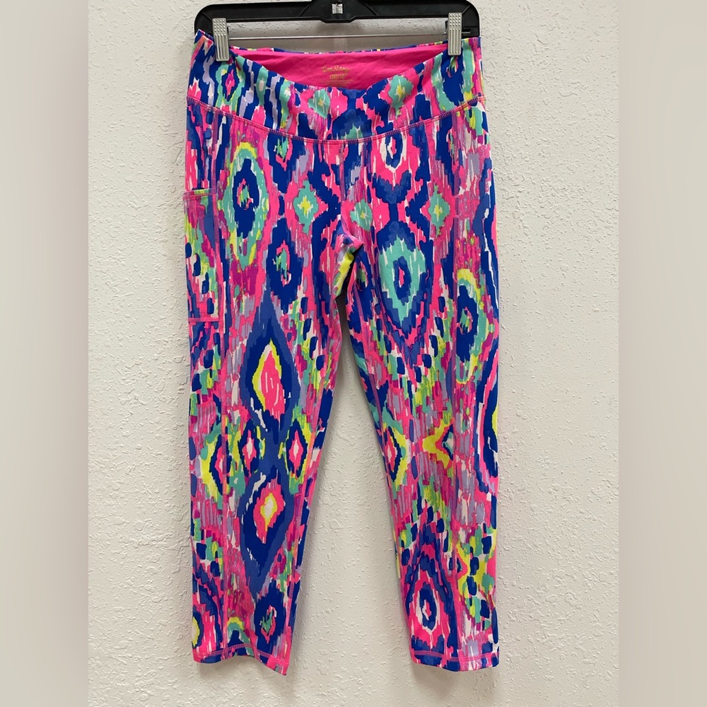 LILLY PULITZER Luxletic Weekender Luminescent Cropped Leggings